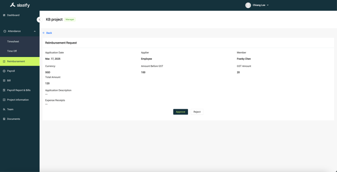 waiting for approval details