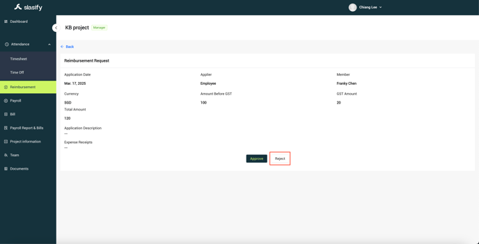 waiting for approval details_reject